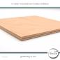 Preview: 1x Holzzuschnitt Buche Sperrholz 10mm naturbelassen, unbehandelt Holzplatte Tischplatte - glatte Kante