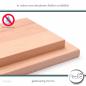 Preview: 1x Holzdeckel Buche Leimholz 18 mm naturbelassen, unbehandelt - individuelles Wunschmaß HOLZ-DECKEL - Kopie