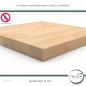 Preview: 1x Holzzuschnitt Eiche Leimholz 18 mm naturbelassen, unbehandelt Holzplatte Tischplatte - glatte Kante