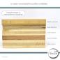 Mobile Preview: 1x Holzzuschnitt Fichte 3-Schichtplatten aus Fichte 27 mm naturbelassen, unbehandelt Holzplatte Tischplatte - glatte Kante