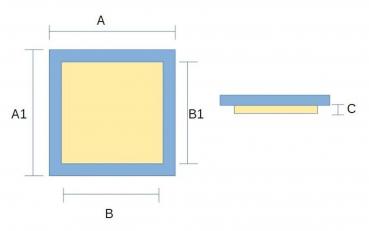 Preview: Holzdeckel Deckel Holz Bambus Leimholz individuell Wunschmaß