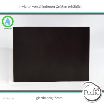 1x Holzzuschnitt Birke Siebdruck 18 mm Holzplatte Tischplatte - glatte Kante