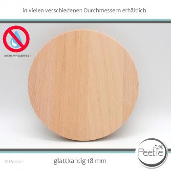 Preview: 1x Holzdeckel Buche Leimholz 18 mm naturbelassen, unbehandelt - individuelles Wunschmaß HOLZ-DECKEL