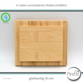 eckiger Holzdeckel Deckel Holz Bambus Leimholz individuell Wunschmaß