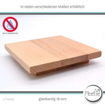 1x Holzdeckel Buche Leimholz 18 mm naturbelassen, unbehandelt - individuelles Wunschmaß HOLZ-DECKEL - Kopie