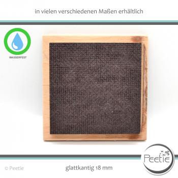 Preview: Holzdeckel eckig wetterbeständig wetterfest wasserfest
