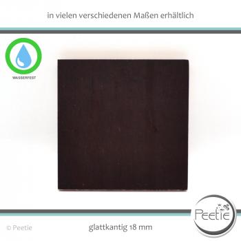 Preview: Holzdeckel eckig wetterbeständig wetterfest wasserfest