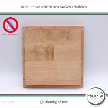 Preview: Holzdeckel Abdeckung Abdecker Holzplatte Eiche individuell Sonderanfertigung