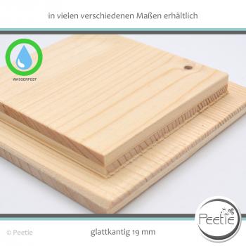 Preview: 1x Holzdeckel Fichte 3-Schichtplatten 19 mm naturbelassen, unbehandelt - individuelles Wunschmaß - Holz-Deckel
