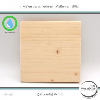 Preview: 1x Holzdeckel Fichte 3-Schichtplatten 19 mm naturbelassen, unbehandelt - individuelles Wunschmaß - Holz-Deckel