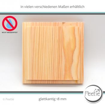 Preview: Holzdeckel Abdeckung Abdecker Holzplatte Kiefer Leimholz individuell Wunschmaß