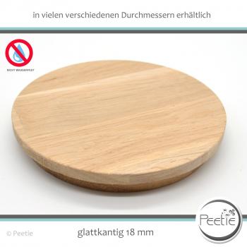 1x Holzdeckel Eiche Leimholz 18 mm naturbelassen, unbehandelt - individuelles Wunschmaß HOLZ-DECKEL