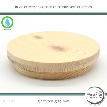 1x Holzdeckel Fichte 3-Schichtplatten 27 mm naturbelassen, unbehandelt - individuelles Wunschmaß - Holz-Deckel