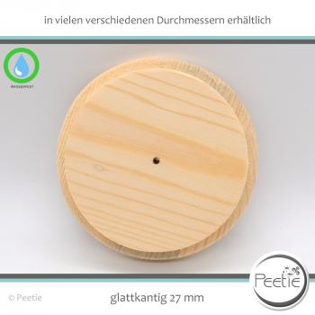 Preview: 1x Holzdeckel Fichte 3-Schichtplatten 27 mm naturbelassen, unbehandelt - individuelles Wunschmaß - Holz-Deckel