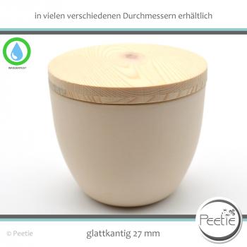 Preview: 1x Holzdeckel Fichte 3-Schichtplatten 27 mm naturbelassen, unbehandelt - individuelles Wunschmaß - Holz-Deckel