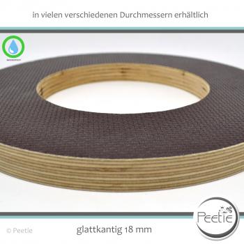 Preview: Holzring Birke Siebdruck 18mm individuell