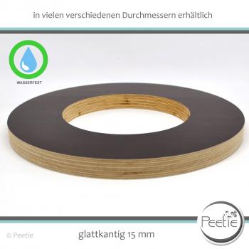 Preview: Holzring Birke Siebdruck 15mm individuell