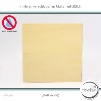 Preview: 1x Holzzuschnitt Pappel Sperrholz 10mm naturbelassen, unbehandelt Holzplatte Tischplatte - glatte Kante