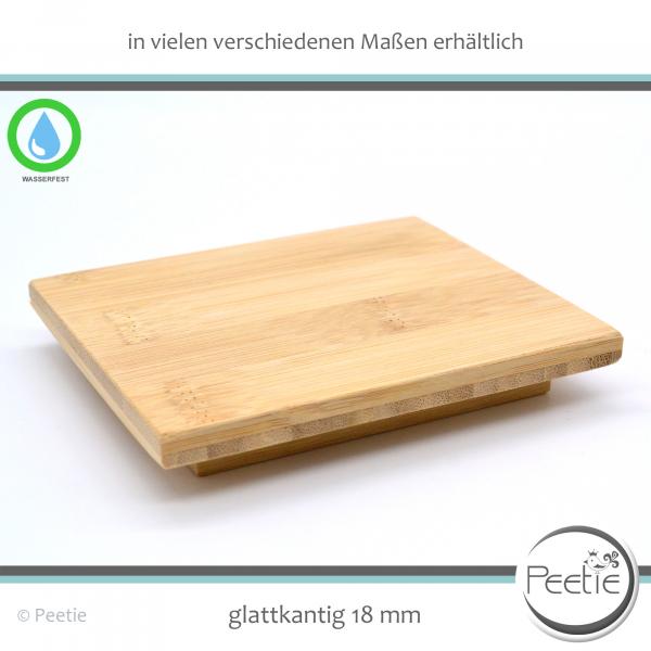 Holzdeckel Deckel Holz Bambus Leimholz individuell Wunschmaß