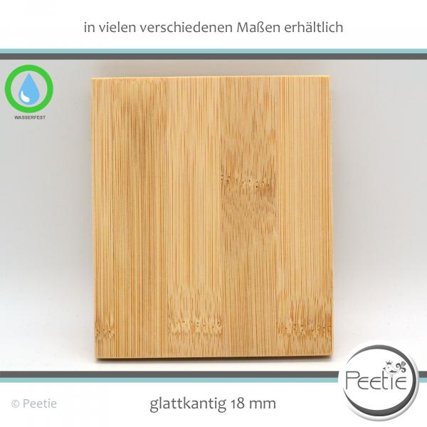 eckiger Holzdeckel Deckel Holz Bambus Leimholz individuell Wunschmaß