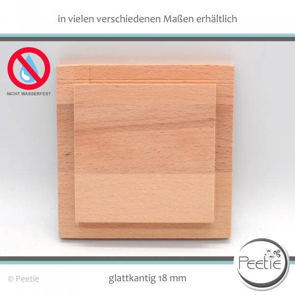 1x Holzdeckel Buche Leimholz 18 mm naturbelassen, unbehandelt - individuelles Wunschmaß HOLZ-DECKEL - Kopie