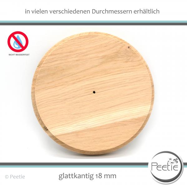 1x Holzdeckel Eiche Leimholz 18 mm naturbelassen, unbehandelt - individuelles Wunschmaß HOLZ-DECKEL