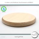 1x Holzscheibe Birke Multiplex 18 mm naturbelassen, unbehandelt rund gefräst
