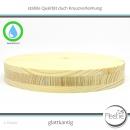 1x Holzscheibe Dreischichtplatte Holzrad rund Fichte 19 mm Tischplatte Scheibe - glatte Kante