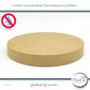 1x Holzscheibe MDF 19 mm naturbelassen, unbehandelt glattkantig