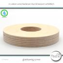 1x Holzring Holz-Ring Birke Multiplex 15 mm naturbelassen, glattkantig